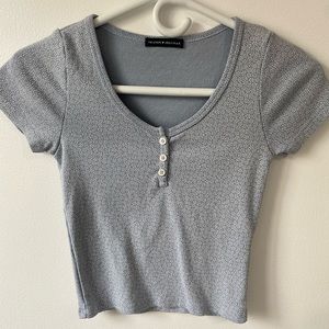 Brandy Melville Buttoned Floral Top